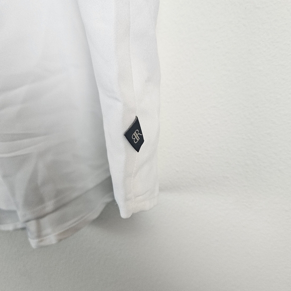 Banana Republic Short Sleeve Top Blouse Size XL White NWT - Picture 5 of 8